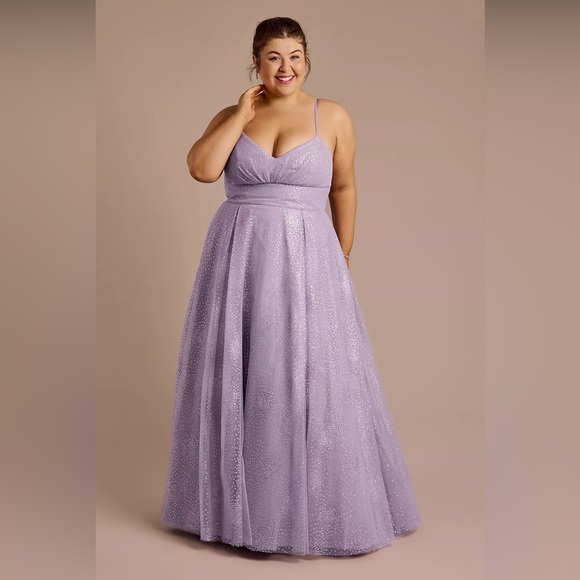 David's Bridal Dresses & Skirts - NWT - Glitter Ballgown Lavender